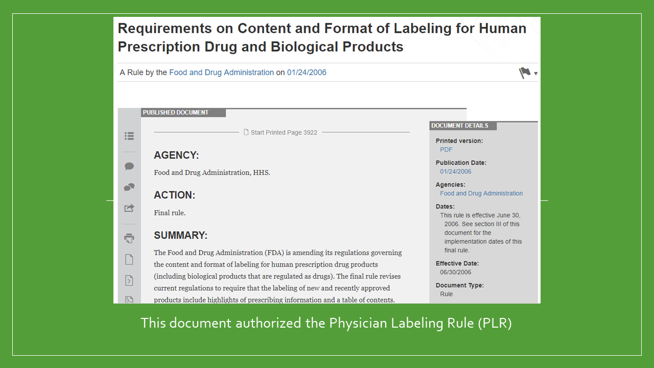 Enhanced Readability of FDA Indication Statements Not Yet, Maybe