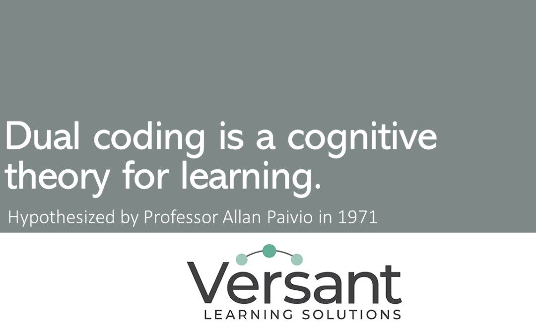Dual Coding is a cognitive theory for learning - Versant can help with that